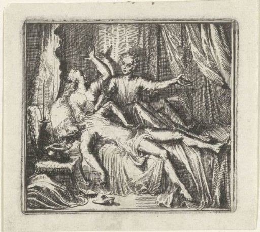Illustration for the Decameron by Boccaccio