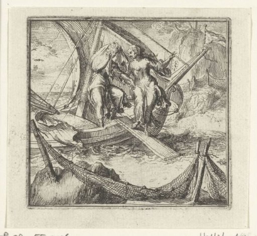 Illustration for the Decameron by Boccaccio