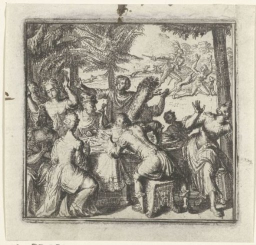 Illustration for the Decameron by Boccaccio