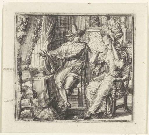Illustration for the Decameron by Boccaccio