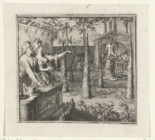 Illustration for the Decameron by Boccaccio