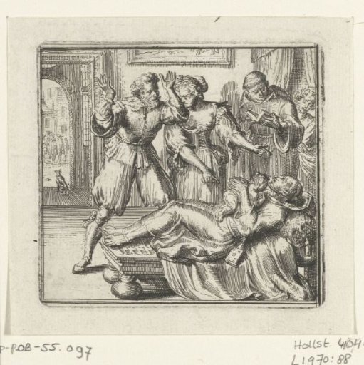 Illustration for the Decameron by Boccaccio