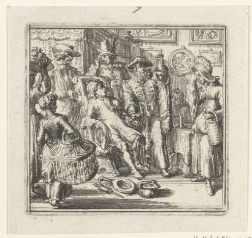 Illustration for the Decameron by Boccaccio