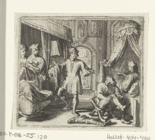 Illustration for the Decameron by Boccaccio