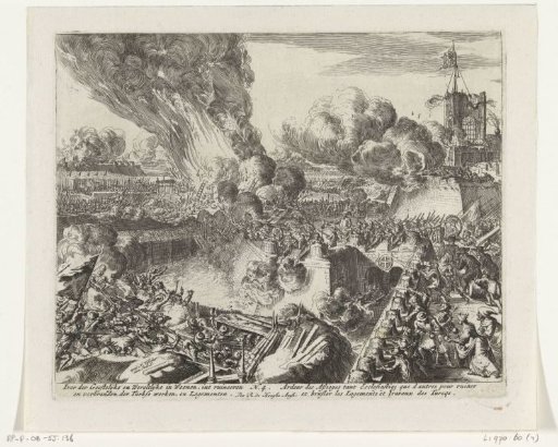 Habsburgs Bombarding Turkish Besiegers from the City Walls of Vienna