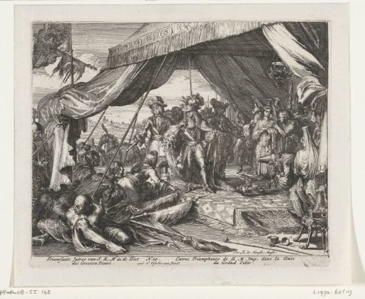 Conquered Turks kneeling before Emperor Leopold I
