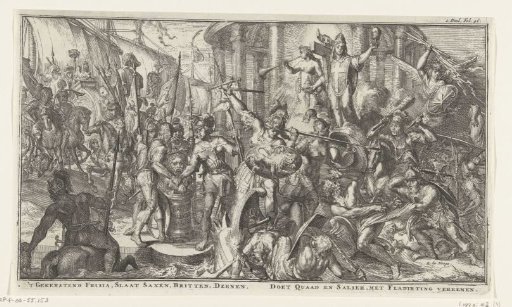 Allegory on the Christianization of Friesland and unity among the Germans