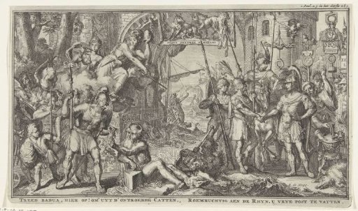 Allegory on the settlement of the Batavians in the Netherlands and peace with the Romans