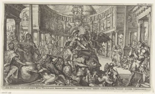 Allegory on the role of Nassau in the unity of the Republic