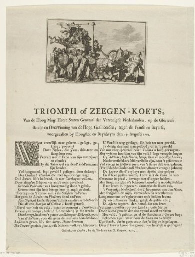 Allegory on the victory at Höchstädt, 1704