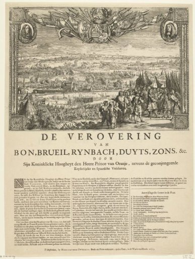 Conquest of Bonn and other German cities by the Prince of Orange, 1673