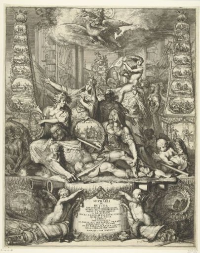 Allegory on the Death of Michiel Adriaenszoon de Ruyter, 1676