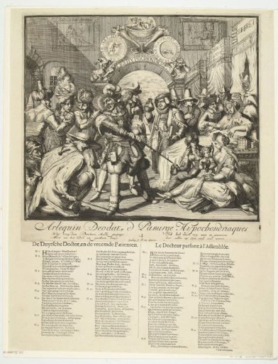 Satire on the Interference of Louis XIV in the English Succession, 1689