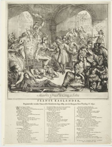 Satire on the Discord between William III and Amsterdam, 1690