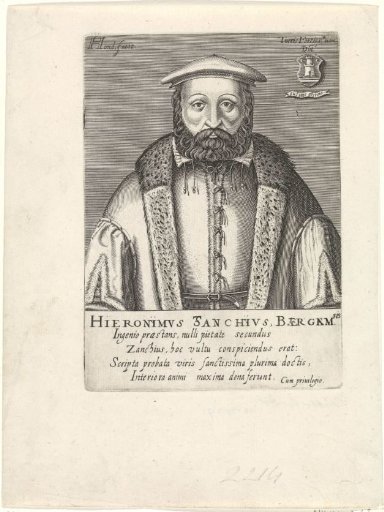 Portrait of Hieronymus Zanchius