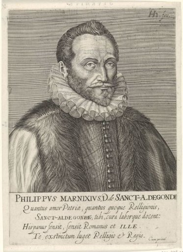 Portrait of Philip of Marnix, Lord of Saint-Aldegonde