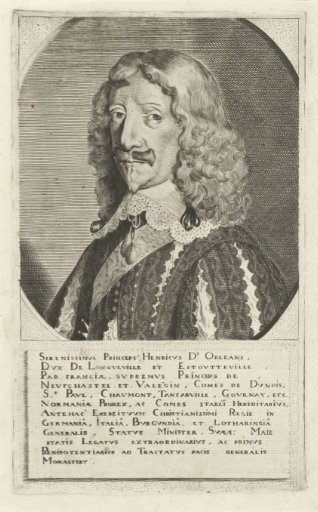 Portrait of Henri II d'Orléans, Duke of Longueville