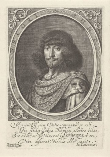 Portrait of the poet Lauderus