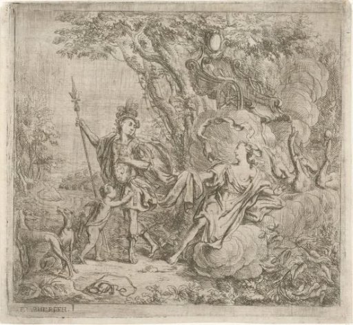 Venus Attempts to Dissuade Adonis from the Hunt