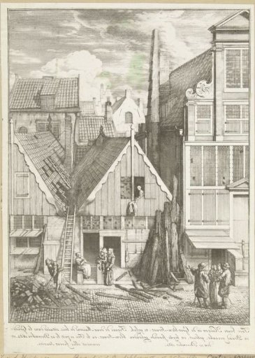 Burnt-out Houses in the Goudsbloemstraat in Amsterdam, 1682