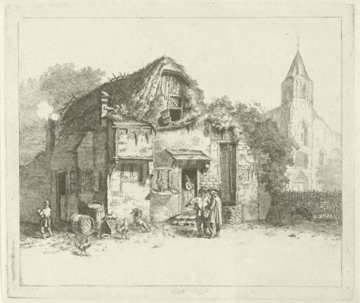 Farm near a Church