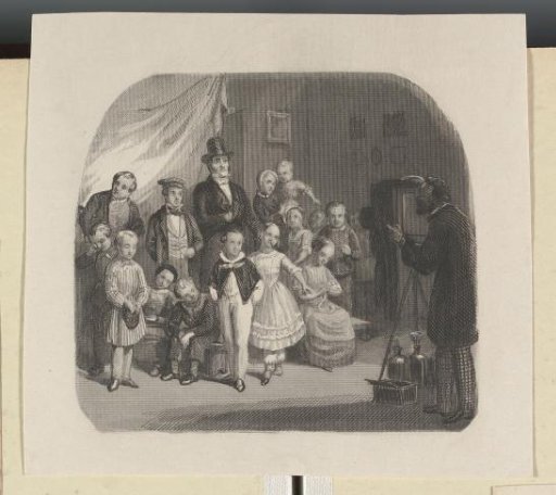 Family posing for a group photograph