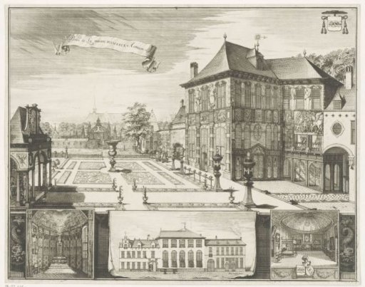 View of the Rubens House in Antwerp