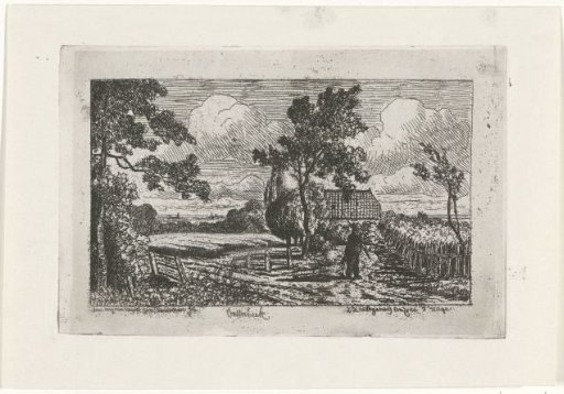Man at a farmhouse