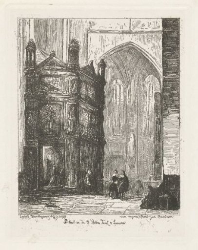 Portal in St. Peter's Church at Leuven