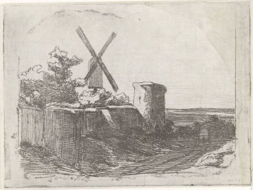 Ruin with a Mill
