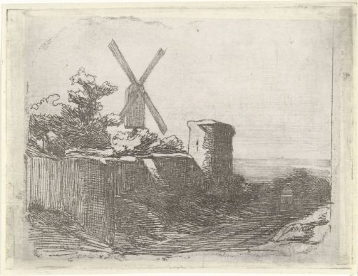 Ruin with a Mill