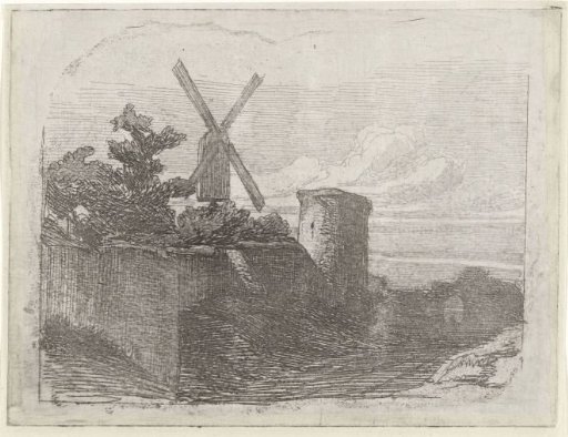 Ruin with a Mill