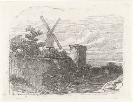 Ruin with a Mill