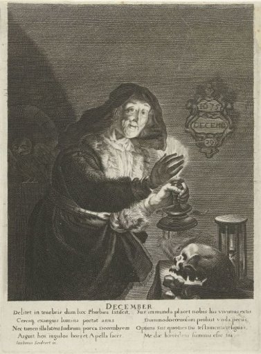 Old Woman by Candlelight