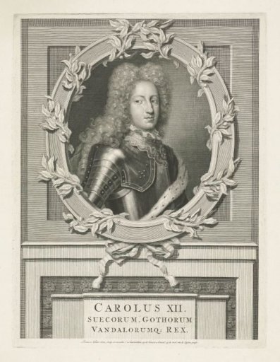 Portrait of King Charles XII of Sweden