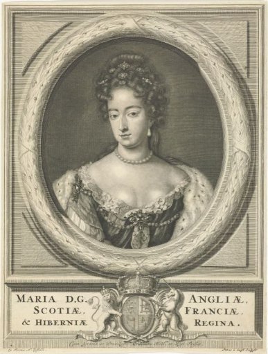 Portrait of Queen Mary II Stuart
