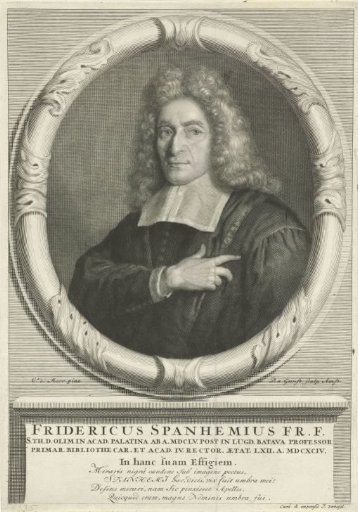 Portrait of Frederick Spanheim the Younger at the age of 62