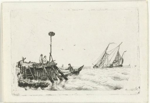 Pier on water