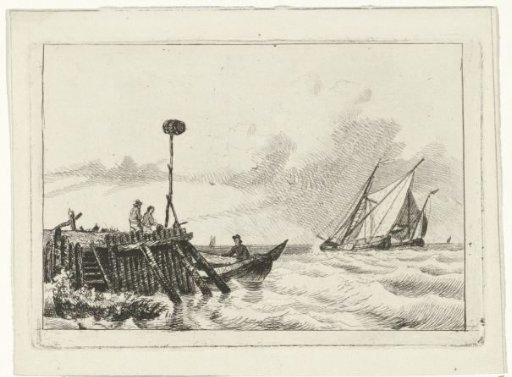 Pier on water