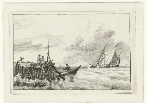 Pier on water