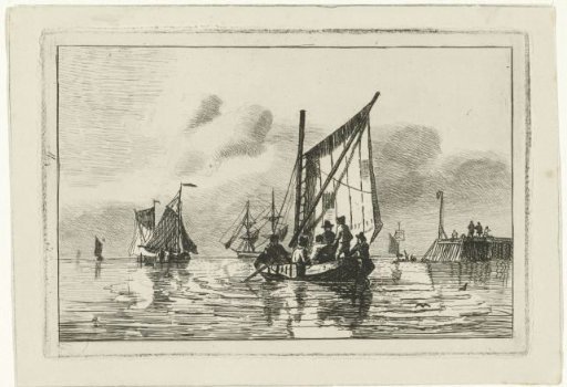 Fishing pink with six persons