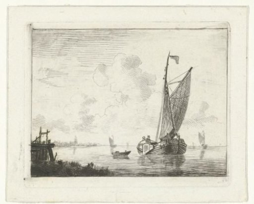 Sailing boat on inland waters