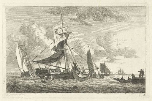 Fishing Boats at a Jetty