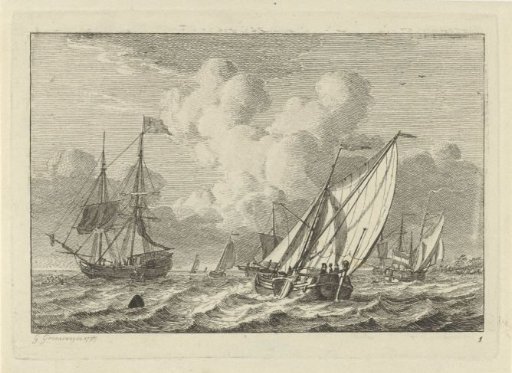 Various Sailing Ships on the Water