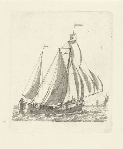 Sailing Ship on the Waves