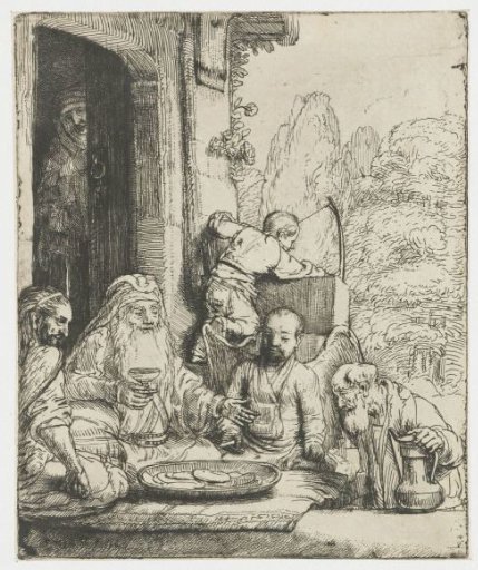 Abraham entertaining the angels