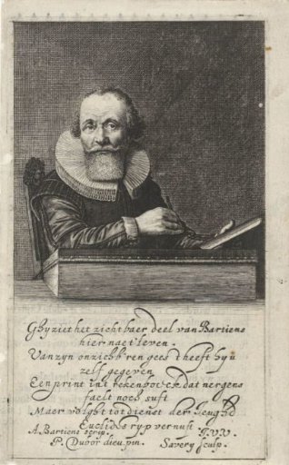Portrait of the arithmetic teacher Willem Bartjens