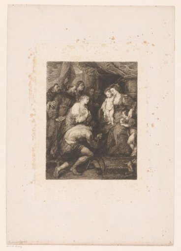 Virgin and Child Adored by Saints
