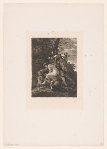 Bacchanals in a Wooded Landscape