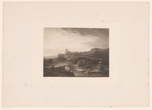 Landscape with Ruins on a Hill